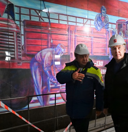 Изображение выполненных работ: УФ-печать на стекле — Станция метро Изображение выполненных работ: УФ-печать на стекле — Станция метро-3